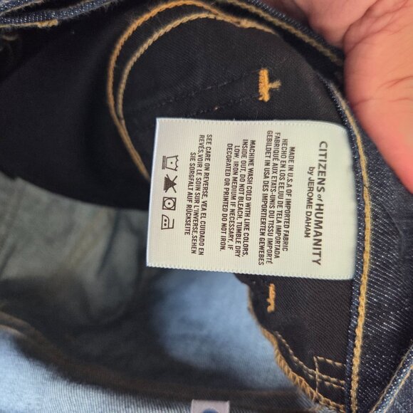 Citizens of Hunanity Dita Petite Bootleg darkwash jeans. Size 27P - Picture 4 of 7